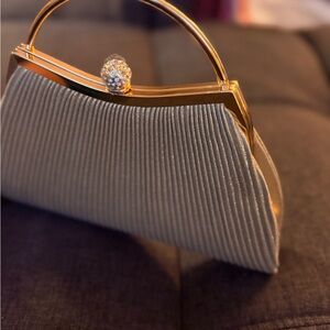 Elegant Gold Evening Clutch